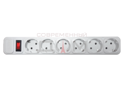 Сетевой фильтр Centek CT-8901-6-1,8 White 